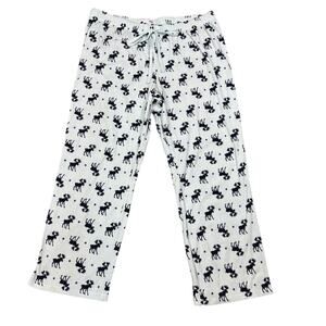 Sonoma Pajama Pants with Moose Print Blue Size XXL